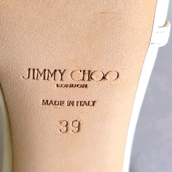 NWT $895 Jimmy Choo Lilah Metallic Leather Sandals - Picture 12 of 13